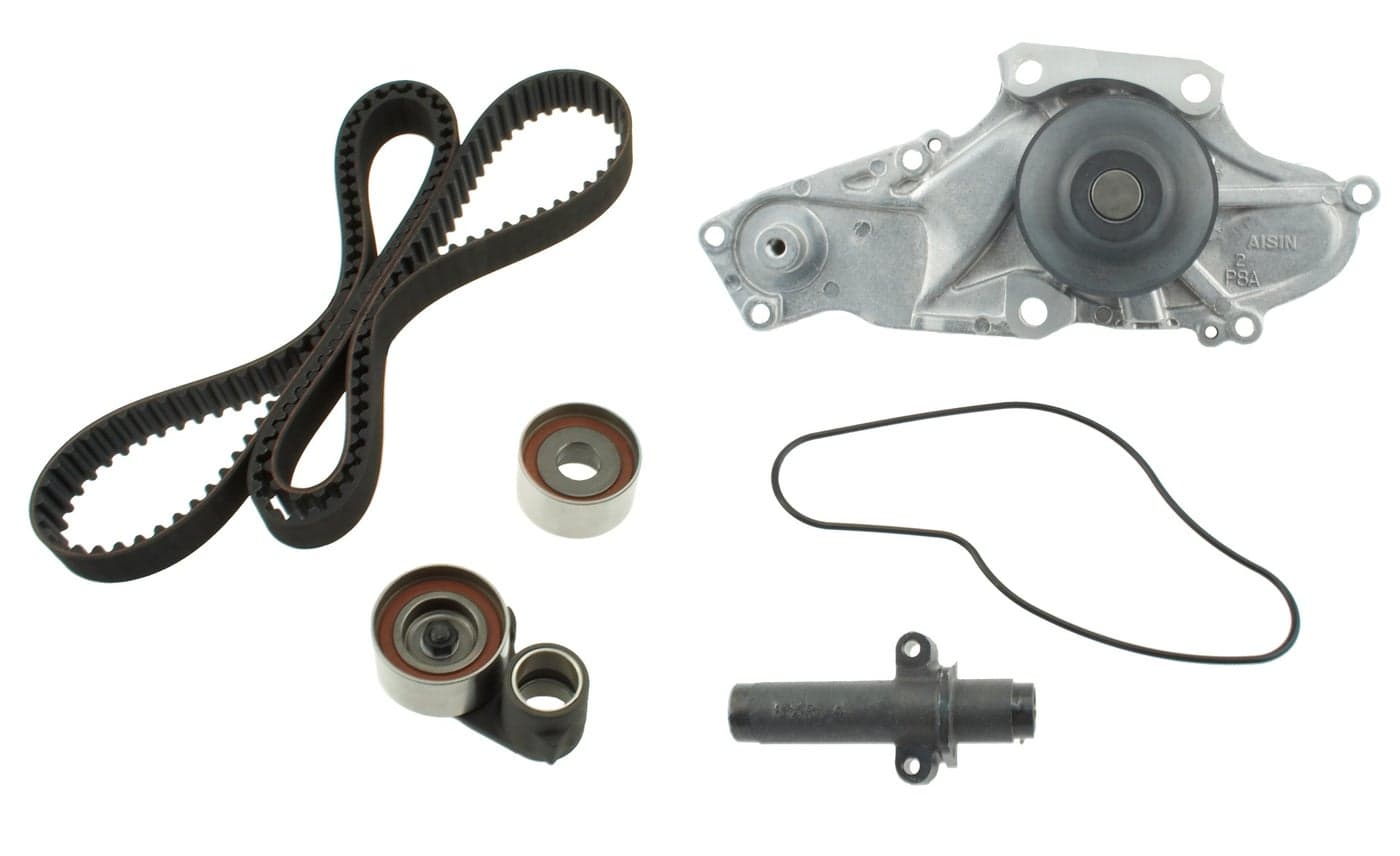 AISIN TKH001 Engine Timing Belt Kit with Water Pump Compatible with Select Acura CL MDX TL Honda Odyssey Pilot