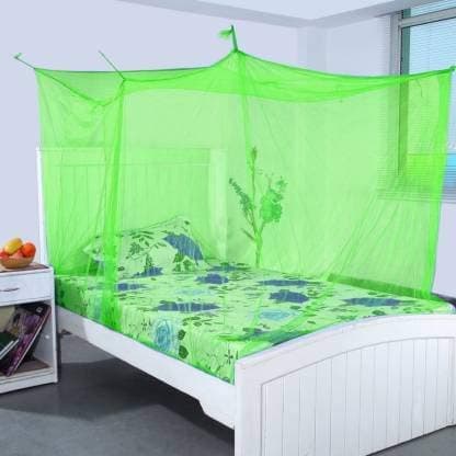 Mosquito Net 65x65 Feet Double Size Bed Green