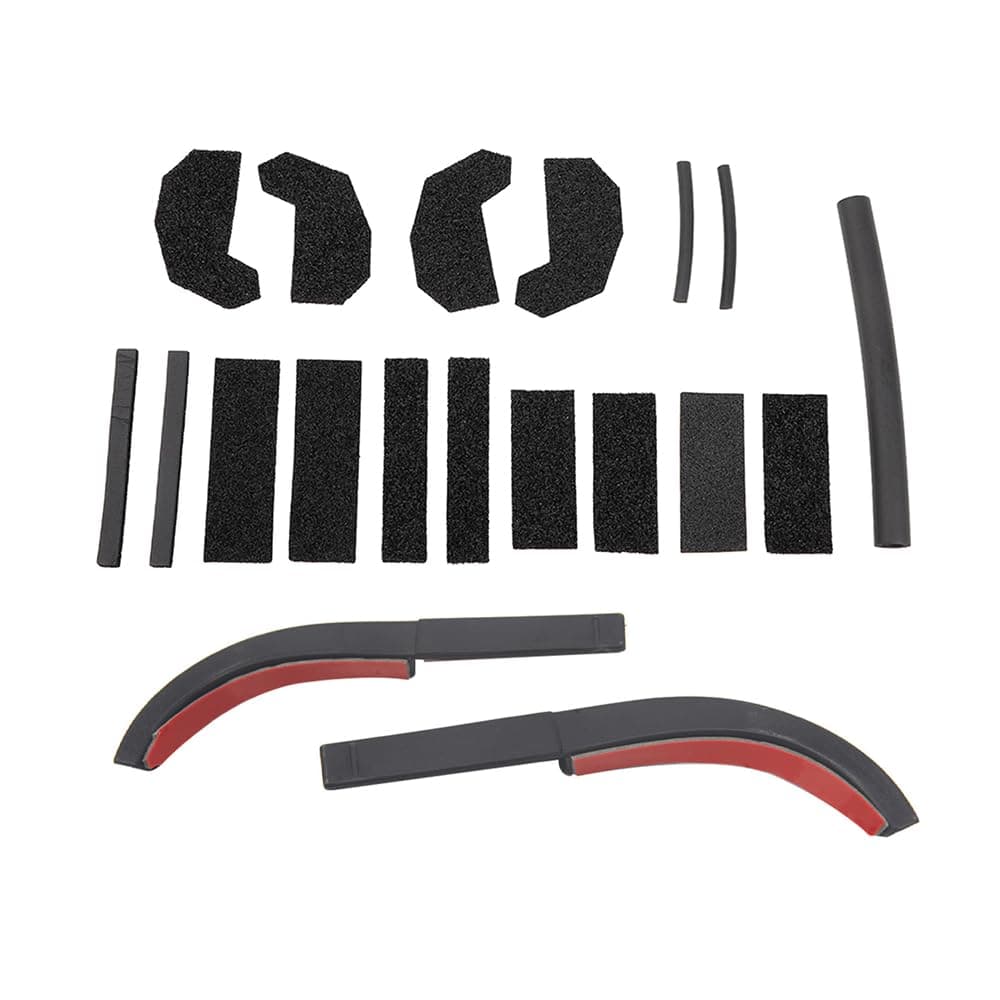 17PCS Car Hard Top Seal Kit Rain Leakage Foam Blocker Repair Set 2PCS Rain Driverter Rain Gutter for Jeep Wrangler JK JKU 20072017 Interior Exterior Accessories