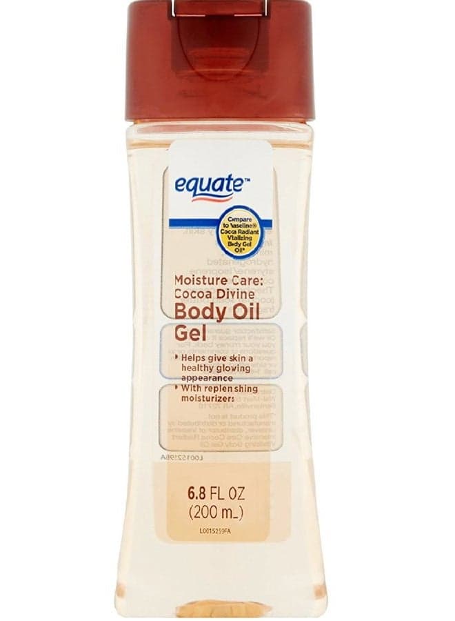 Moisture Care Cocoa Divine Body Oil Gel, 6.8 fl oz (Pack of 2)