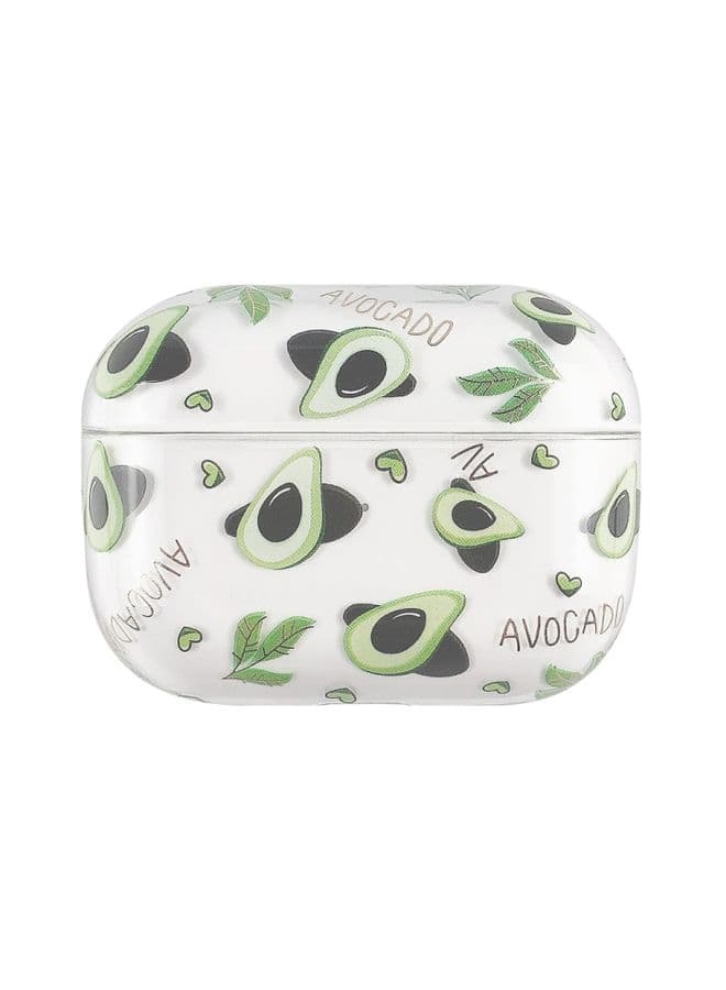 Case Cover Bronzing Fruit Pattern PC Earphone Hard Protective Case For AirPods Pro F01