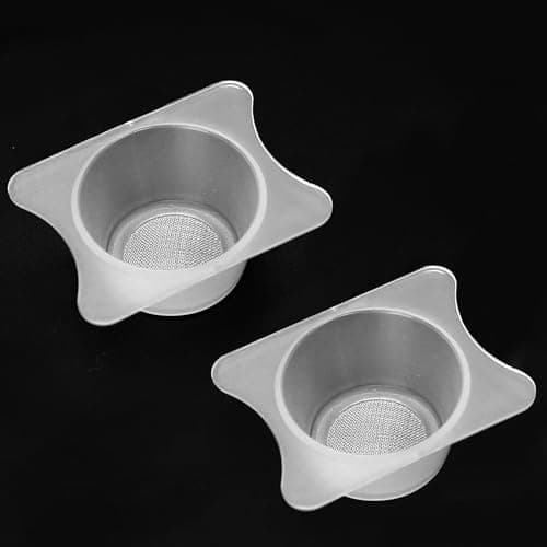 2PCS Airbrush Filter Cup These PP Strainer Filters Accessories Great for Paint Crafts Size 130 x 098 Hole Diameter 083 White