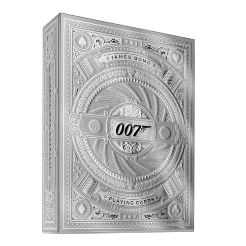theory11 James Bond Silver Edition Playing Cards 007 Playing Cards Poker Size Standard Index