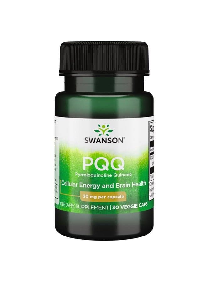 Pqq Pyrroloquinoline Quinone 20 Milligrams 30 Veg Capsules