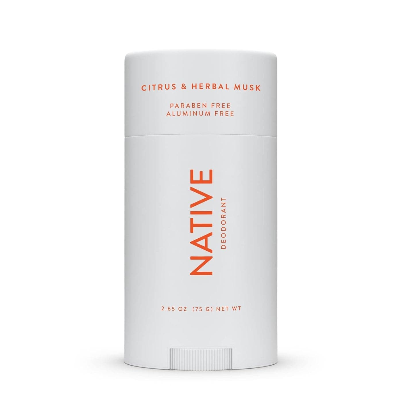 Native Deodorant | Natural Deodorant for Men, Aluminum Free with Baking Soda, Probiotics, Coconut Oil and Shea Butter | Citrus & Herbal Musk