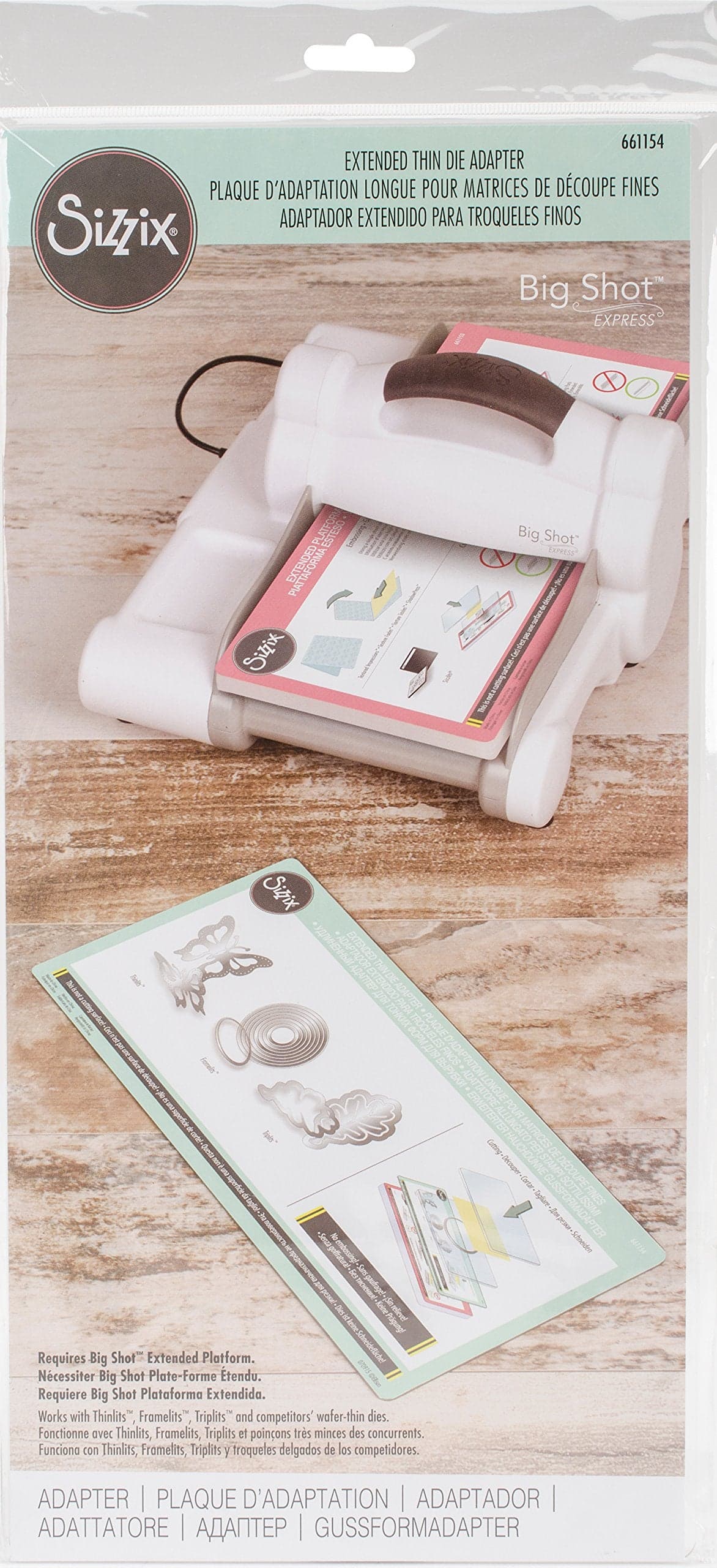Sizzix Extended Thin Die Adapter Multi