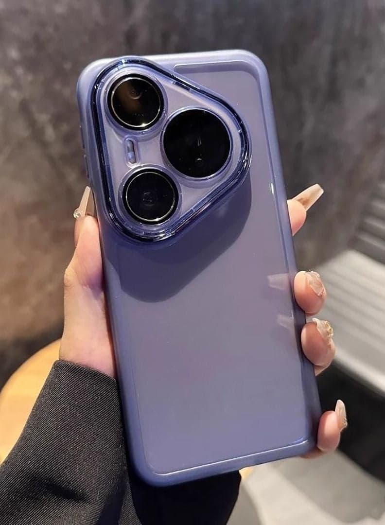 Compatible with Huawei Pura 80 Ultra back cover,TPU soft shell material, Transparent, With built-in lens protection film, P80 case