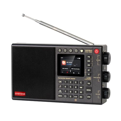CHOYONG LC90 Internet Radio Professional Multi-Functional SmartMulti-Band WIFI/4G Global Version choyoung Portable Radio FM/LW/MW/SW/SSB Shortwave Radio Bluetooth,TFCard,All World Radios