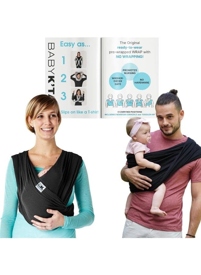 Baby K'tan Breeze Baby Wrap Infant Carrier for Newborn to Toddler (8-35lb)