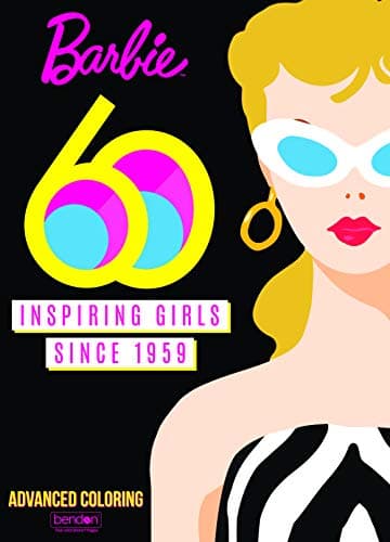 Bendon 44752 Barbie Advanced Coloring Activity Book Multicolor