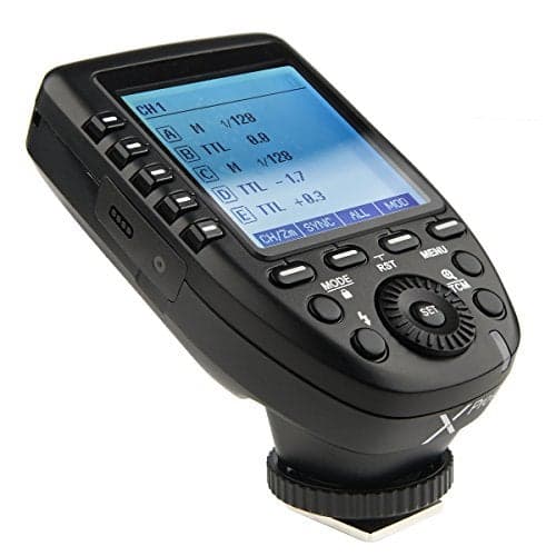 Godox Xpro-C TTL Wireless Flash Trigger Compatible for Canon EOS Cameras, Support 1/8000s HSS, 5 Dedicated Groups Buttons, Large Dot-Matrix LCD Display