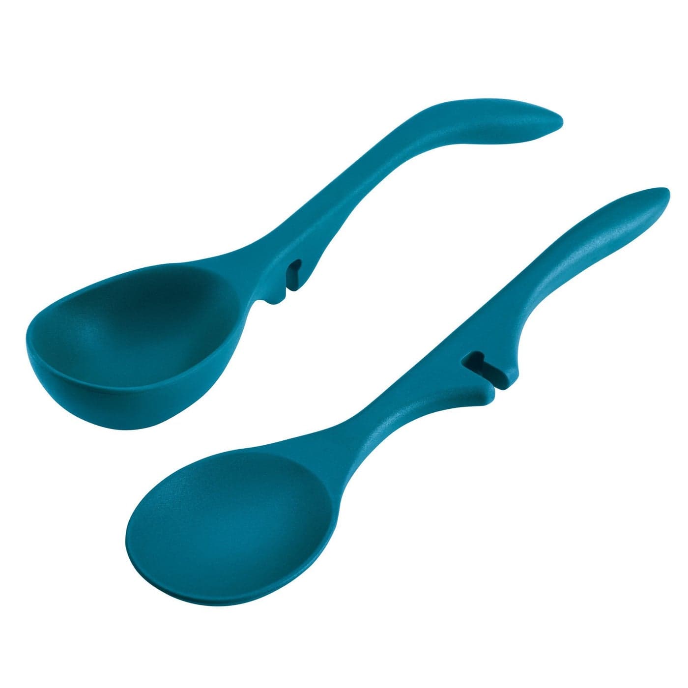 Rachael Ray Nonstick Kitchen Tools and Gadgets Lazy SpoonLazy Ladle Set 2Piece Marine Blue Small 46834