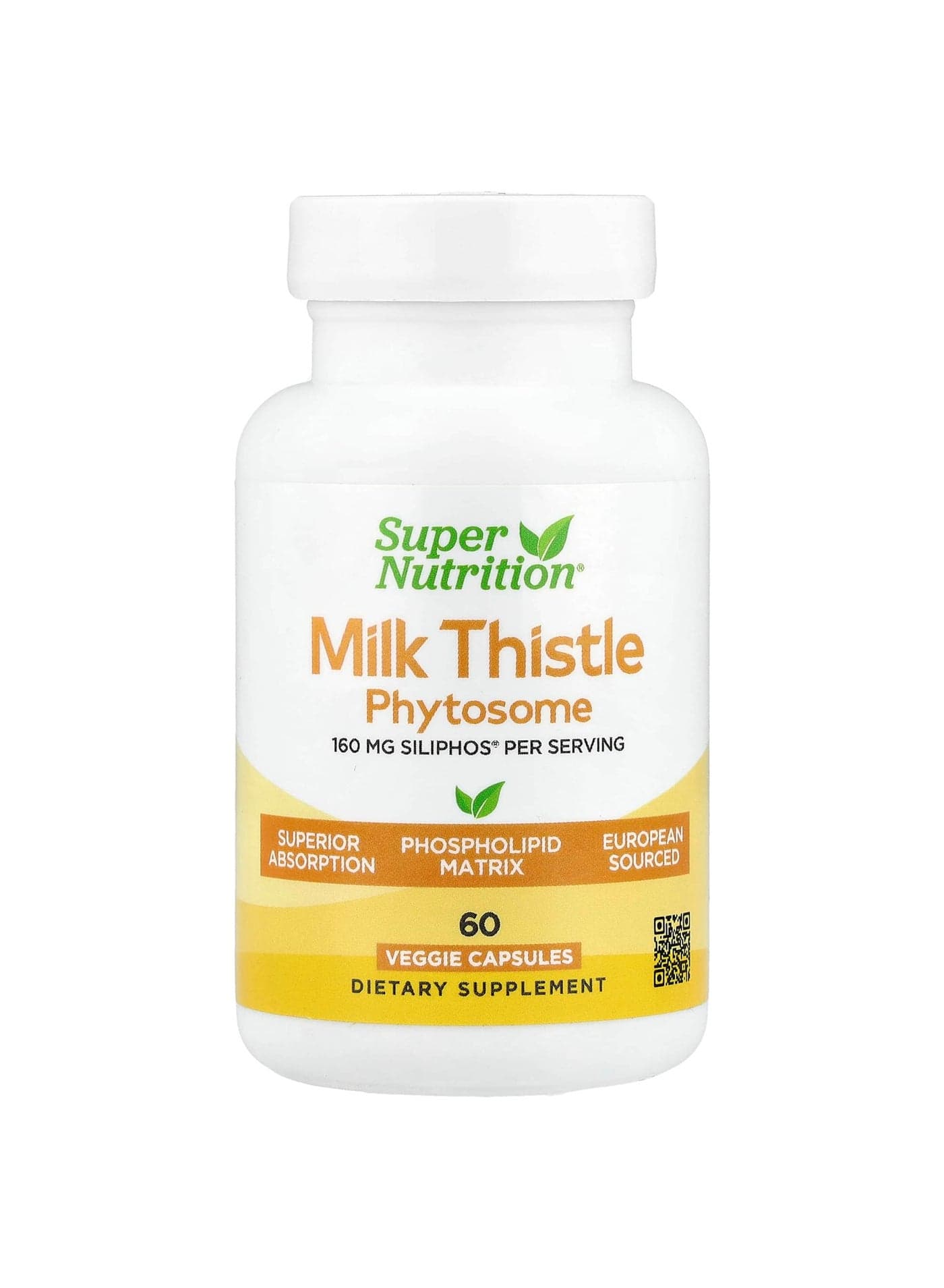Milk Thistle Phytosome, 160 mg, 60 Veggie Capsules