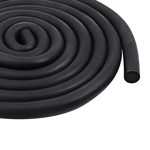 Storystore Backer Rod 38 Diameter x 164 Length Black EPDM Rubber Caulk Saver Foam Backer Rod for Gaps and Joints Concrete Expansion Joint Filler