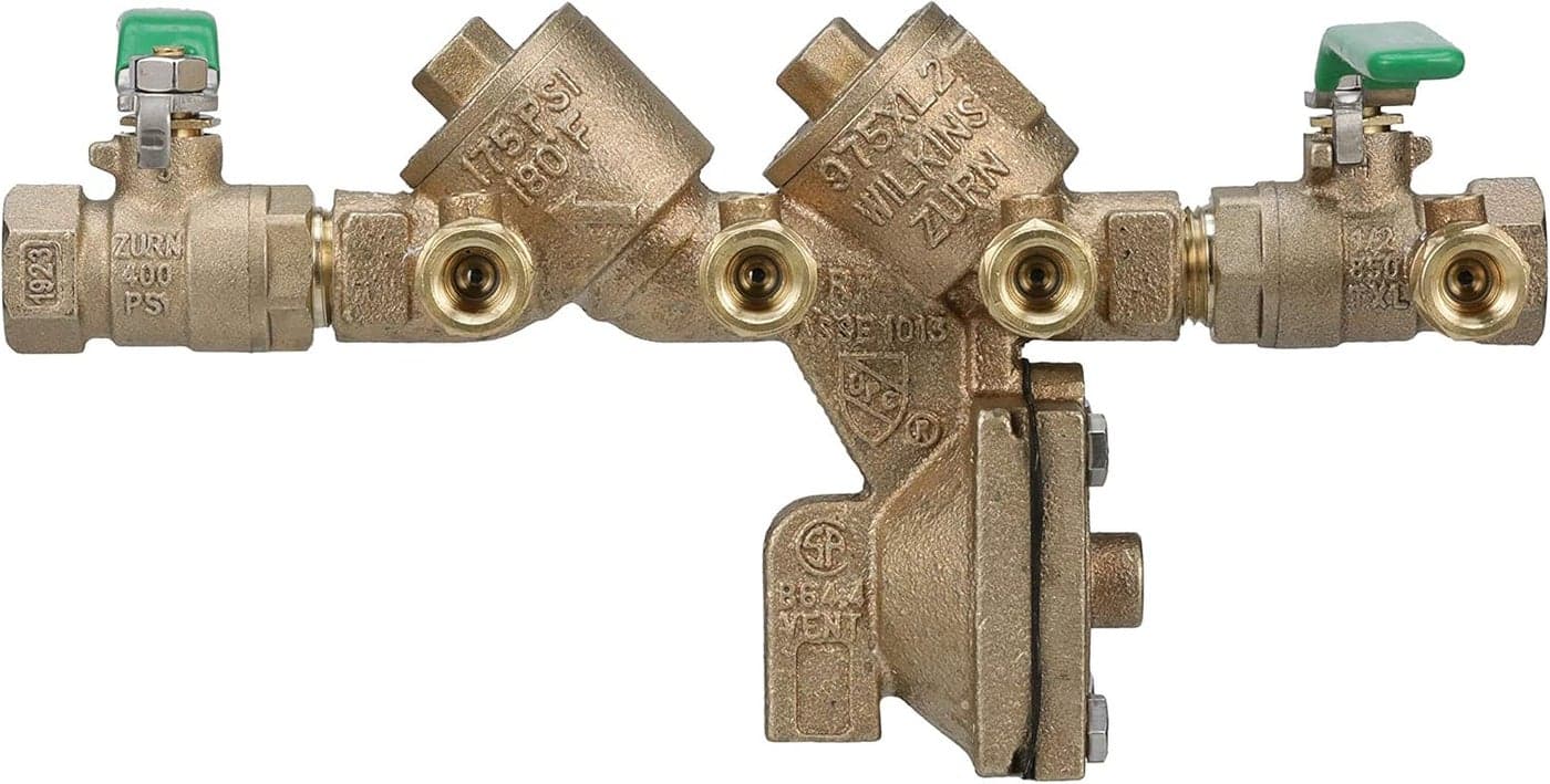 Wilkins Zurn 12-975XL2 1/2-Inch Lead Free Reduced Pressure Backflow Preventer