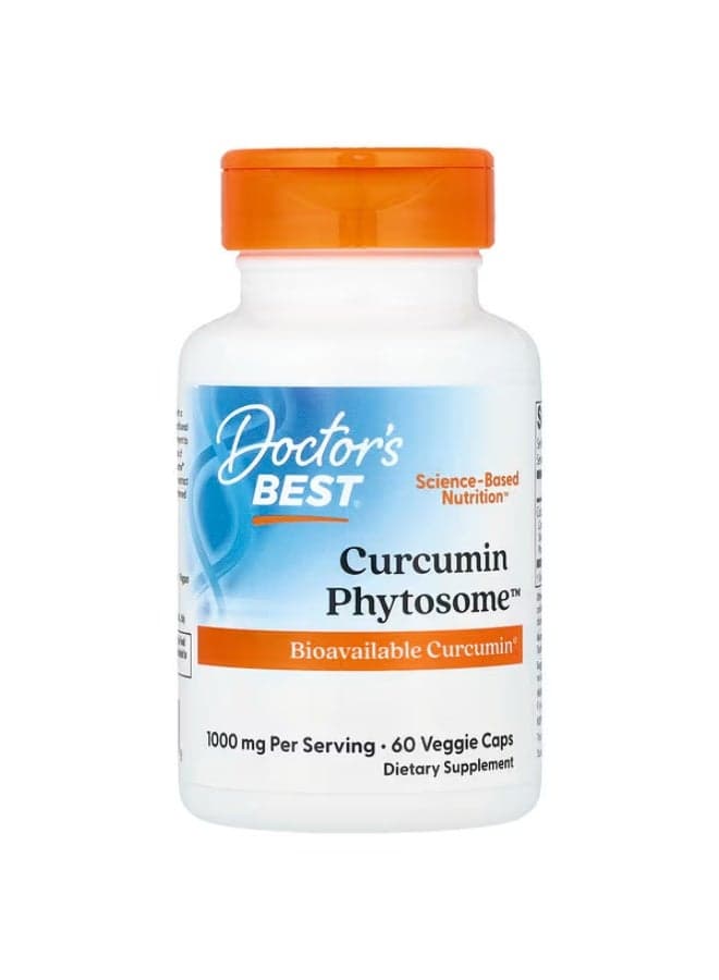 Doctor's Best, Curcumin Phytosome™, 60 Veggie Caps (500 mg per Capsule)