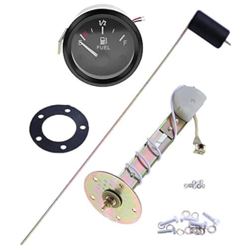 2 52mm Fuel Level Gauge Universal Car SUV wFuel Sensor E12F Pointer Meter 12V