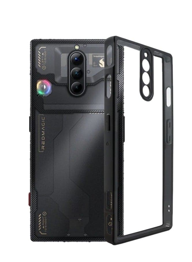 Nubia Red Magic 8 Pro Case, Clear Hard PC + Soft TPU Silicone Assembly, Elastic Shock Absorption, Non-slip Ultra-Thin Case