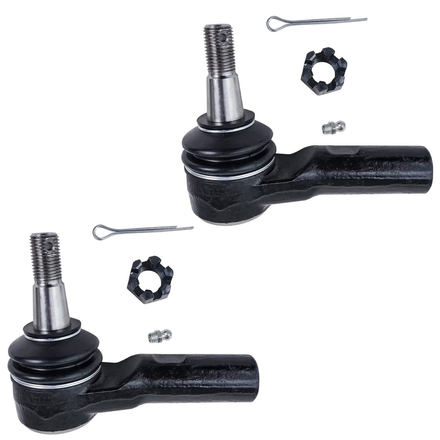 Detroit Axle 2 Front Outer Tie Rods for 20062012 Dodge Ram 1500 2007 2008 2009 2010 2011 Outer Tie Rod Ends Replacement 5Lug