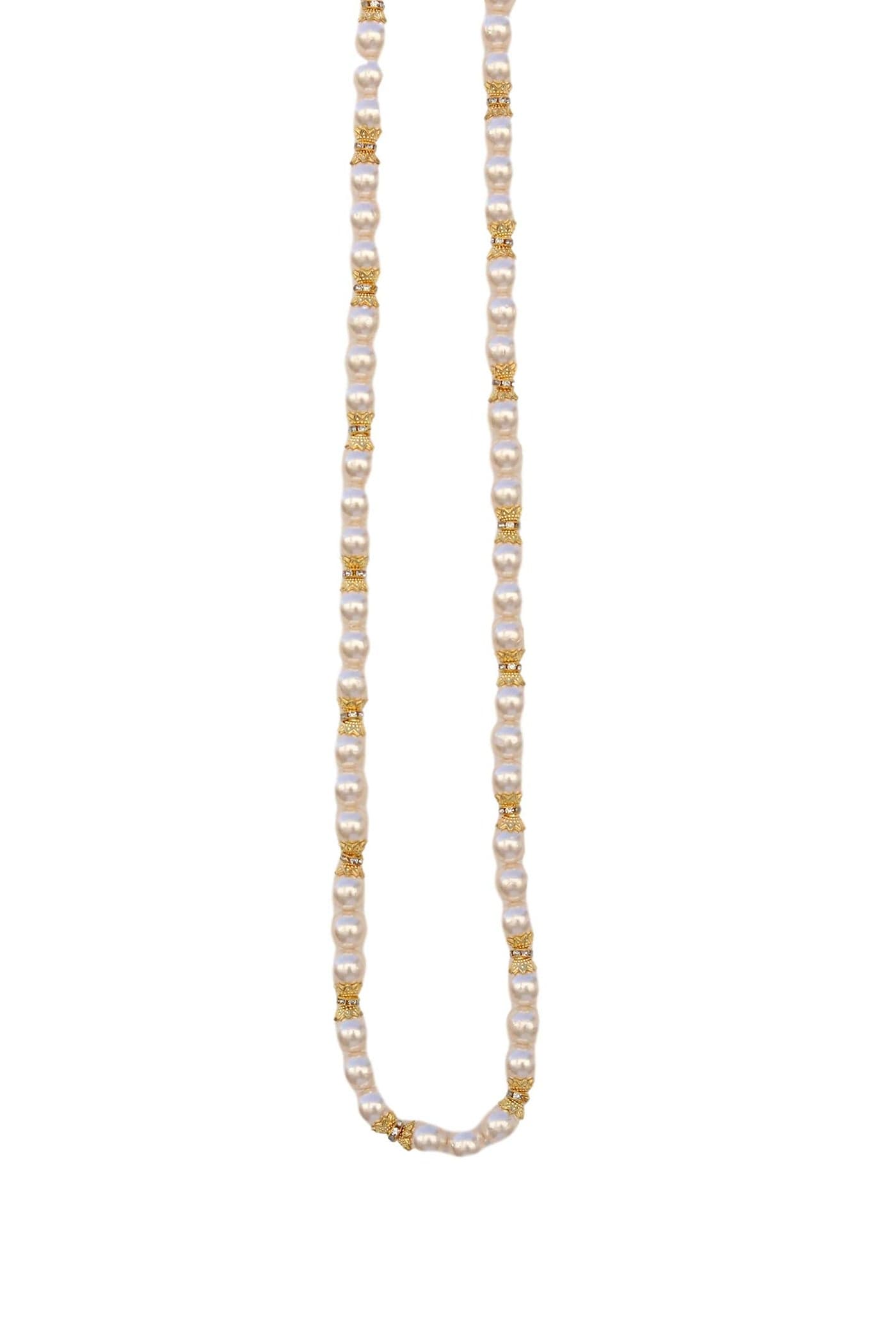 Geetanjali Crafts Unisex-Adult Geetanjali Handmade Pearl Stone Swagat Chain/Milni Haar Or Mala | For Guests Welcome/Bharat Swagat Or Special Occasions (Pack Of 12)
