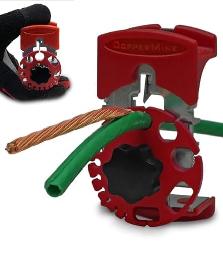 Handheld Copper Wire Stripper Tool using Stock Blade, Cable Stripping Machine for Scrap Copper Recycling