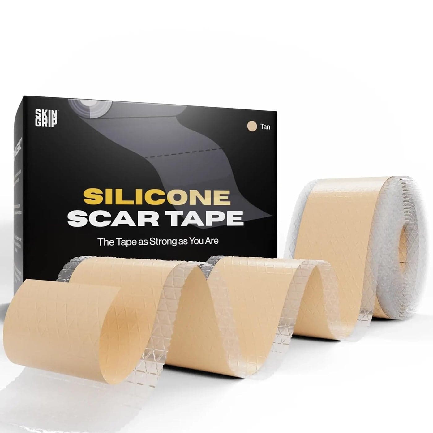 Skin Grip Medical Grade Silicone Scar Tape 16x120 Roll Increased Strength Reduced Irritation Silicone Scar Sheets For Face Surgical Scars CSection Keloid Treatment Tummy Tuck Burn Acne