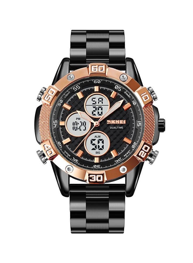 Men's Fashion Sports Quartz Dual Display Digital Waterproof Watch 1838