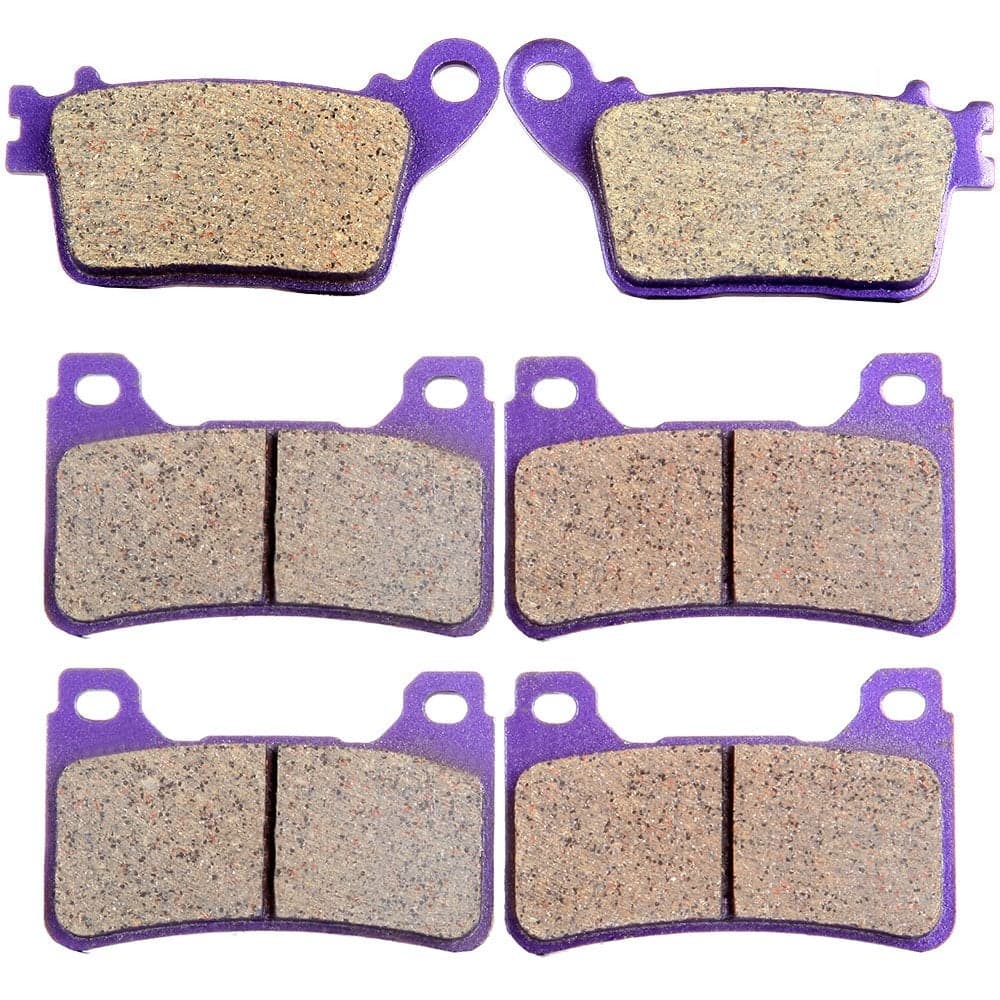 ECCPP Brake Pads Fit for Honda CBR1000RR 20062011 for Honda CBR600RR 20072011 FA436 Front and Rear Replacement Brake Pads Kits