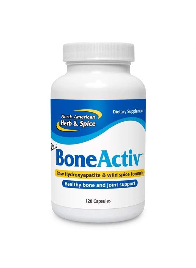 BoneActiv - 120 Capsules - Bone & Joint Support - MCHA, Sage, Rosemary, Oreganol P73 Oregano Oil - Non-GMO - 30 Servings