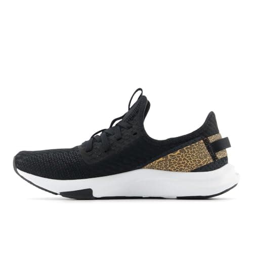 New Balance Women's Dynasoft Nergize Sport V2 Cross Trainer, Black/White/Brown, 5 Wide