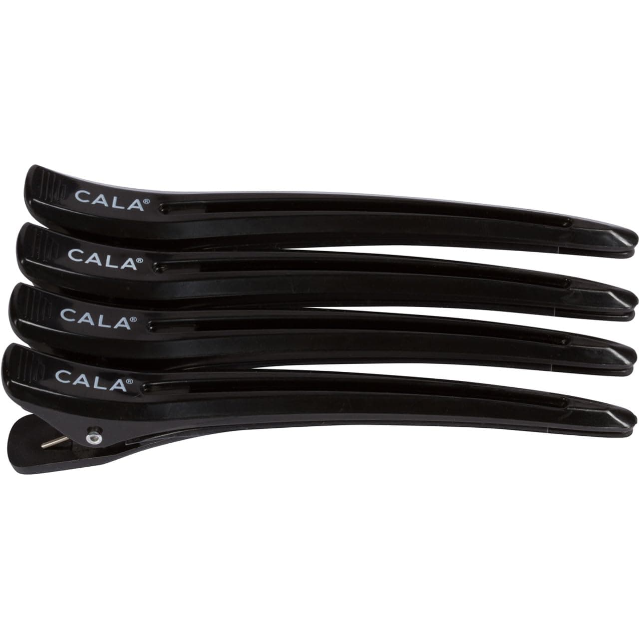 DUCK HAIR CLIPS BLACK 4PK