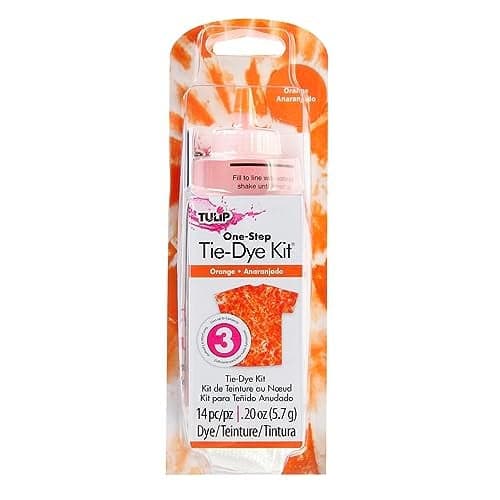 Tulip OneStep TieDye Kit Vibrant Colors for Fabric 4 fl oz Orange