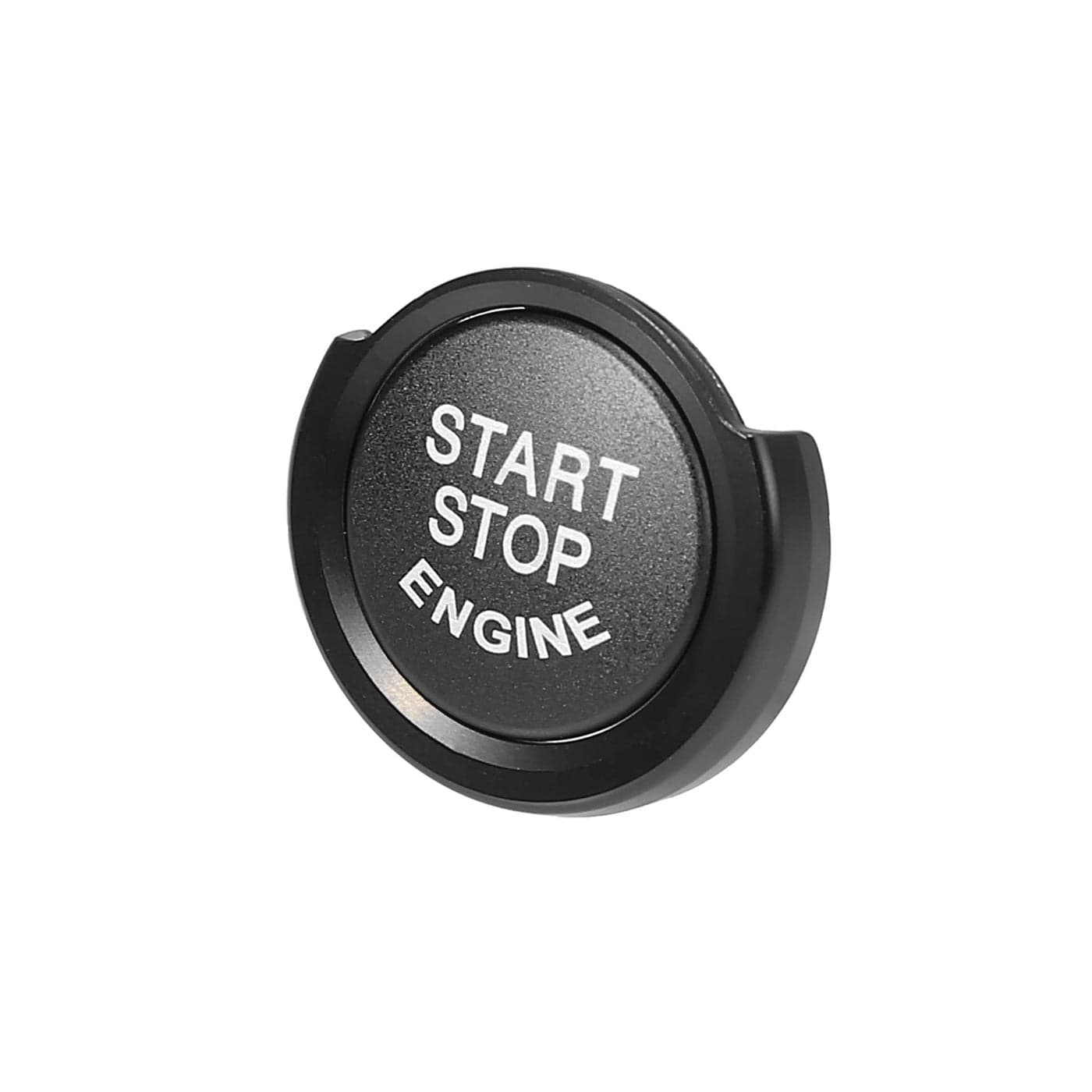 X AUTOHAUX Car Engine Start Stop Button Cap with Ring Kit for BMW 1 2 3 4 Series X1 X2 Black