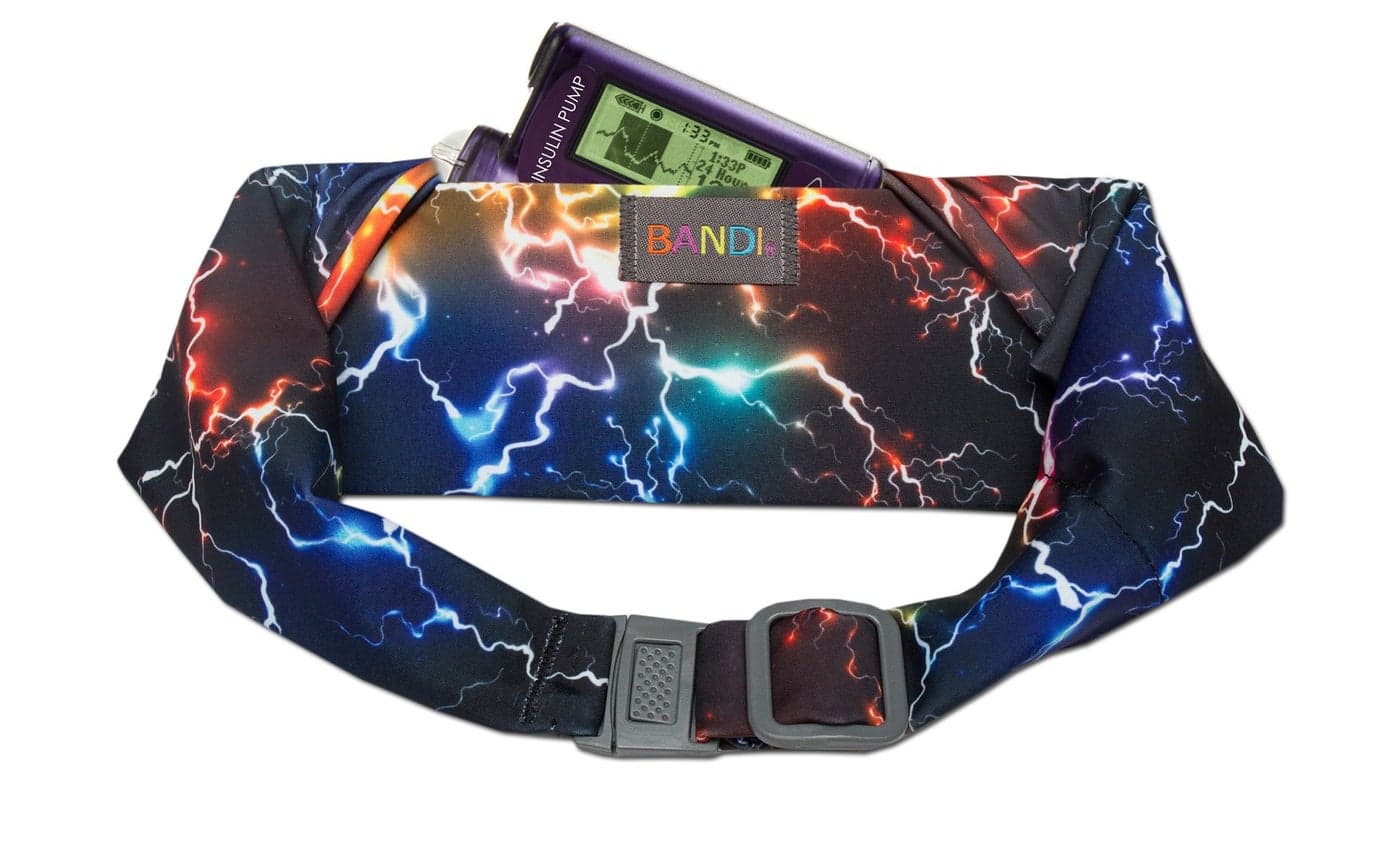 BANDI KIDS Pocket Belt for Medical, Sports, Play, Comfortable Adjustable Fit, Made In USA (Cosmic)