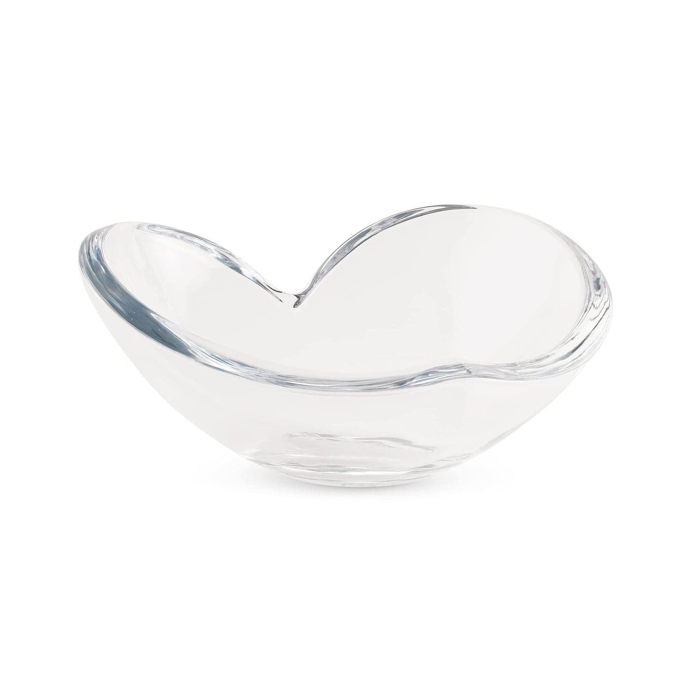nambe Glass Heart Bowl Serveware Collection Love Bowl Large Measures at 85 x 5 Made with Glass Anniversary and Mothers Day Gift Designed by Sean OHara