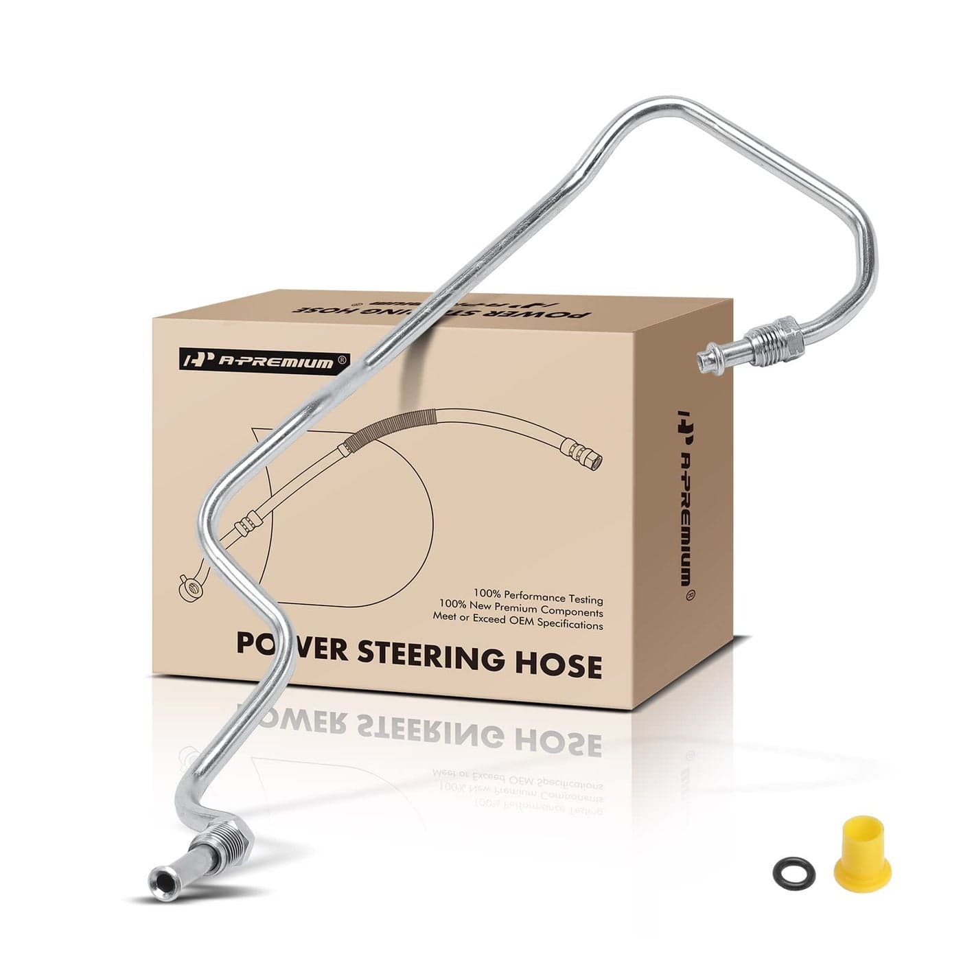 APremium Power Steering Hose Pressure Hose Line Assembly Compatible with Chrysler Sebring 20012005 Dodge Stratus 20012005 Mitsubishi Eclipse 19992005 Galant 19992003 Tube To Rack