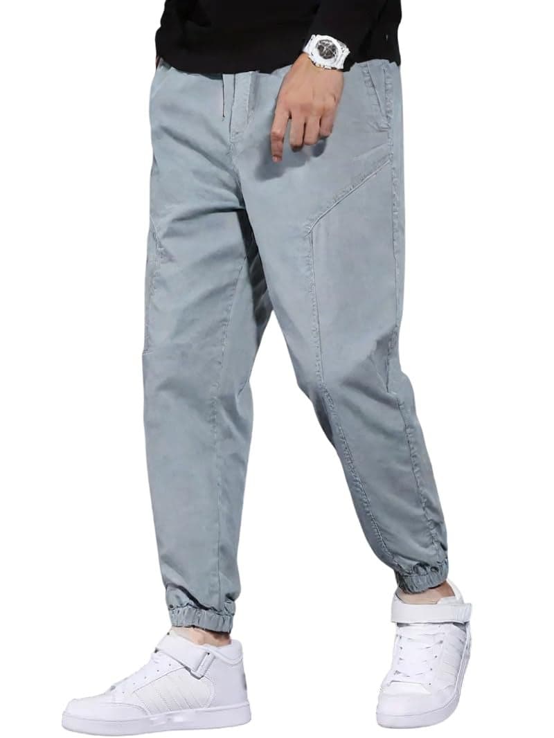 JVX Men's Loose Pants (CARGO-01_Grey