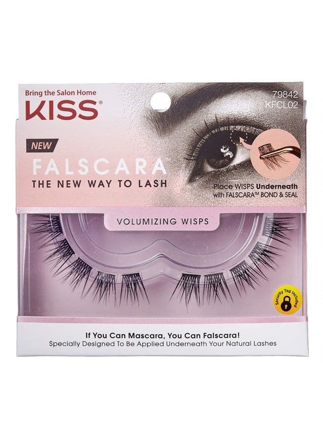 Kiss Falscara Eyelash Wisps Volumizing (Pack of 2)