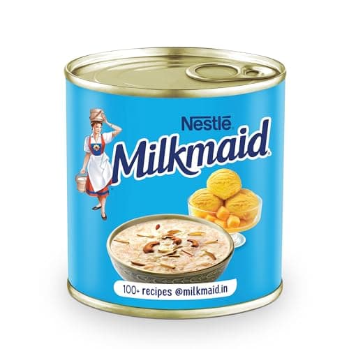 Milkmaid Nestle Partly Skimmed Sweetened Condensed Milk, 380 g Tin, cream