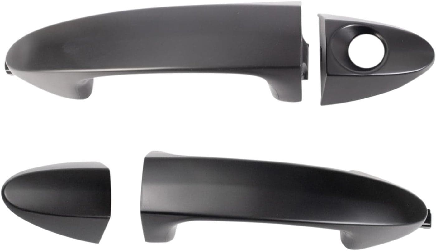 TRQ Left and Right Exterior Door Handle Set for 2011-2019 Ford Fiesta