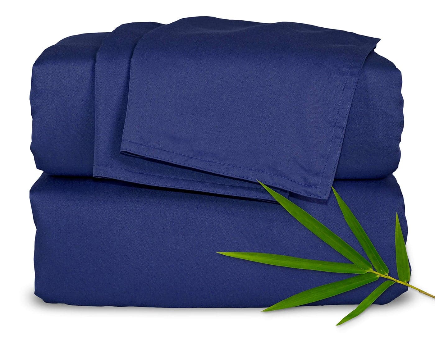 King Sheets by Pure Bamboo Genuine 100 Organic Viscose Derived from Bamboo Bed Sheet Set Luxuriously Soft Cooling Double Stitching Lifetime Quality Promise King Cobalt Blue