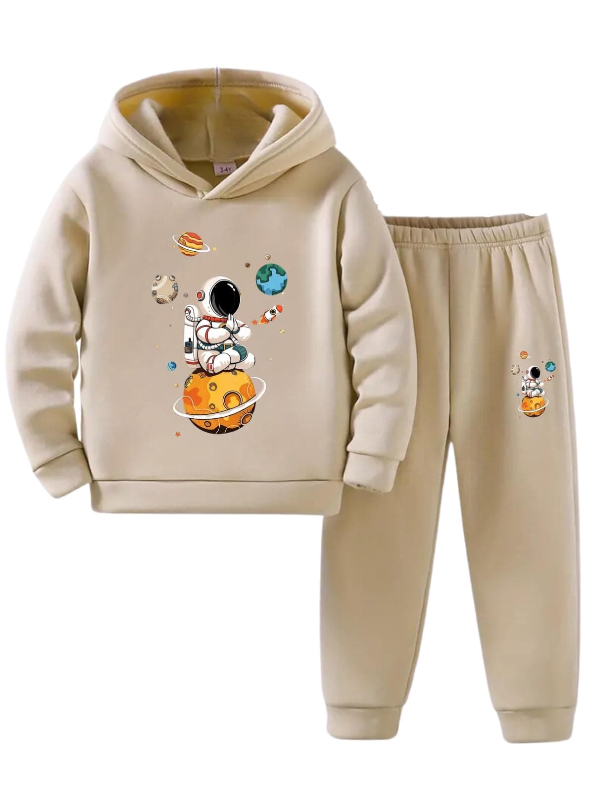 URBAN OX Boys clothing set (Beige, 6-7 Y)