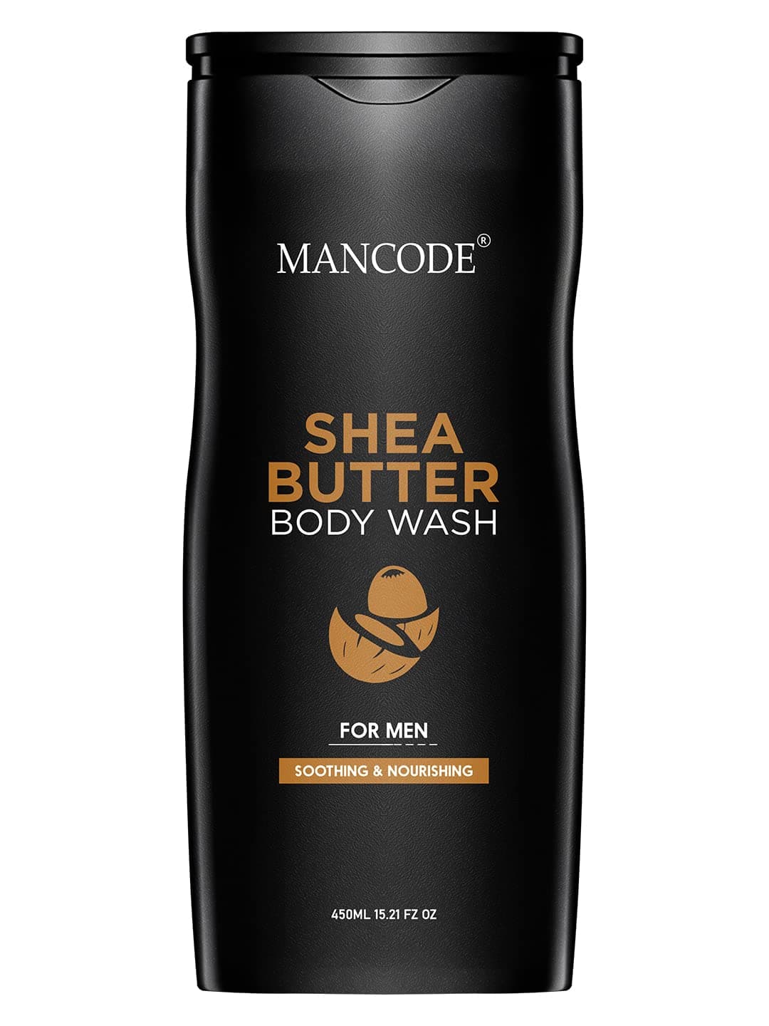 Mancode Sheabutter Body Wash For Men 450ml For Body Face with Shea butter and Natural Oils Extract Oil Control Odor Protection 450 Ml Shower Gel For Men Pack Of 1