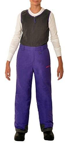 Arctix Kids Limitless Fleece Top Bib Overalls, Purple, 4T