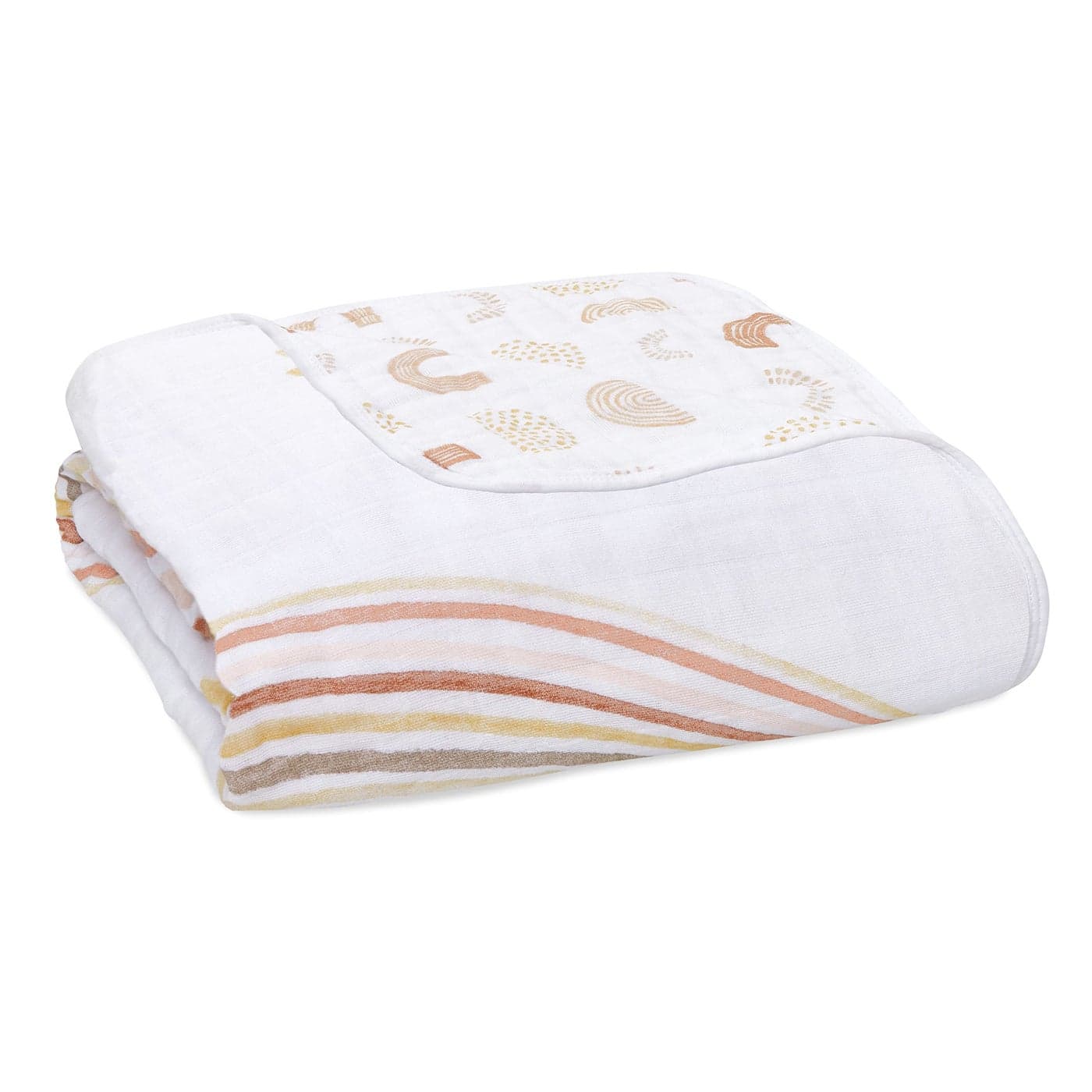 aden anais 100 Cotton Muslin Baby Blanket Crib Bedding for Newborn Baby and Toddler Nursery Blanket for Boys and Girls Baby Registry and Shower Gift Keep Rising