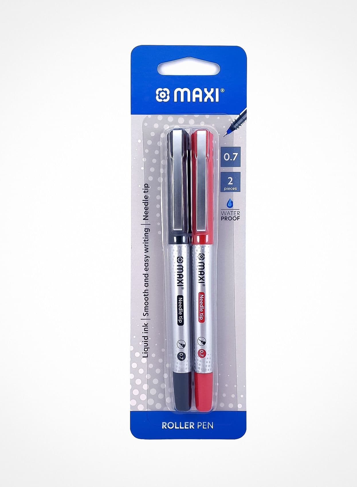 MAXI ROLLER PEN PACK OF 2PC 0.7MM NEEDLE TIP