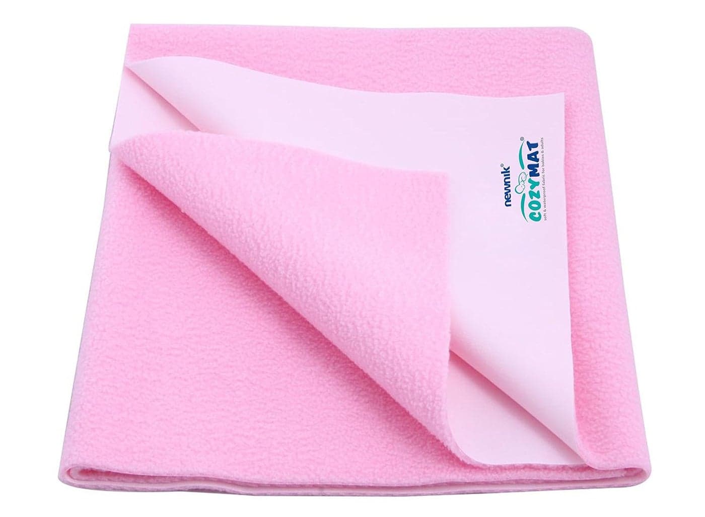 Newnik Premium Quick Water Resistant Dry Sheet/Waterproof Baby Bed Protector Sheet Mattress Protect (Size: 140cm X 100cm) Pink, Large