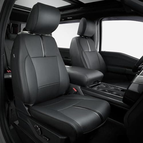 Super Cover for Ford F150 Seat Covers 20152024 2025 2026 Full Set for F150 XLXLT Leather Truck Seat Cover for F150 Accessories 2016 2017 2018 2019 2020 2021 2022 2023 Only for Bucket Seat