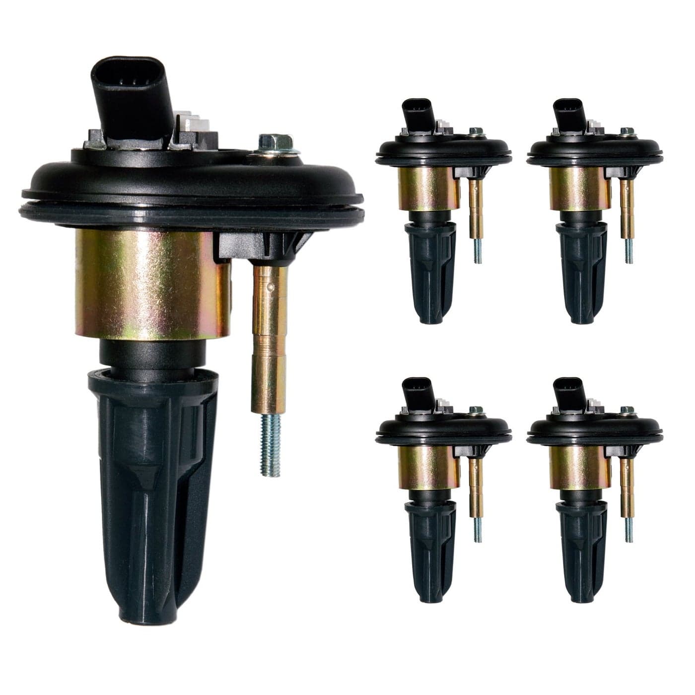 MAS Set of 5 Ignition Coil Pack Compatible with 20042006 Chevrolet Colorado GMC Canyon H3 Isuzu I350 I370 35L 37L L5 Replacement for UF303 C1395 E255