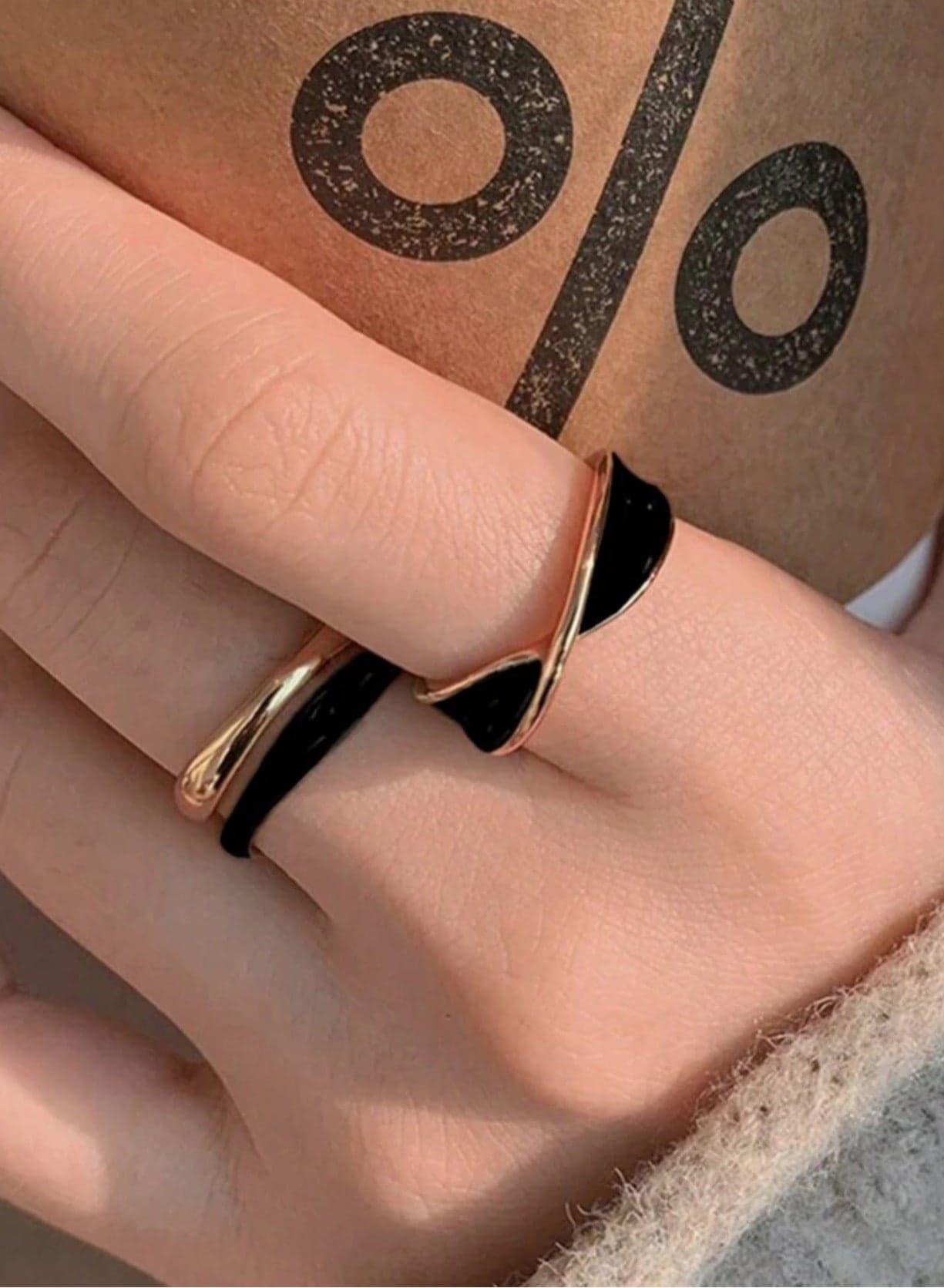 2pcs Of Elegant High Quality Rings For Women One Size